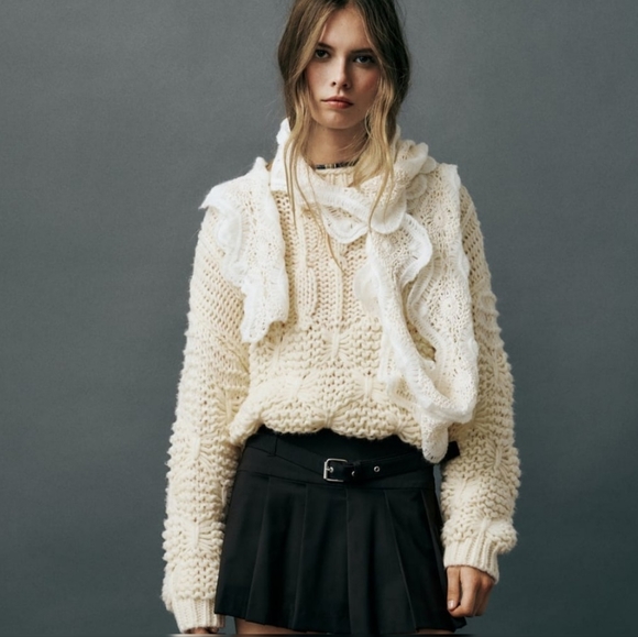 Zara Textured Knit Sweater - Picture 7 of 13